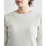 【静電気防止】ミニケーブルニットプルオーバー【雑誌InRed11月号掲載】 | ikka | 詳細画像34