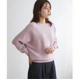 横リブドルマンラメニットプルオーバー | ikka  | 詳細画像7 