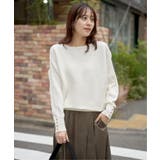 横リブドルマンラメニットプルオーバー | ikka  | 詳細画像11 