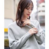 横リブドルマンラメニットプルオーバー | ikka  | 詳細画像18 