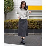 横リブドルマンラメニットプルオーバー | ikka  | 詳細画像21 