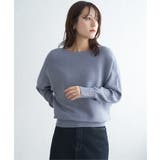 横リブドルマンラメニットプルオーバー | ikka  | 詳細画像24 