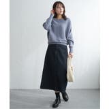 横リブドルマンラメニットプルオーバー | ikka  | 詳細画像26 