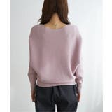 横リブドルマンラメニットプルオーバー | ikka  | 詳細画像32 