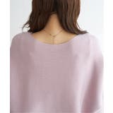 横リブドルマンラメニットプルオーバー | ikka  | 詳細画像38 