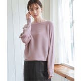 横リブドルマンラメニットプルオーバー | ikka  | 詳細画像3 