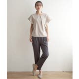 麻調バー付きブラウス | ikka  | 詳細画像8