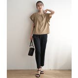 麻調バー付きブラウス | ikka  | 詳細画像2