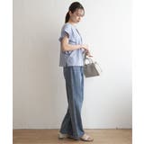 麻調バー付きブラウス | ikka  | 詳細画像5