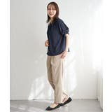 ドライタッチ袖リボンブラウス | ikka  | 詳細画像11 