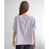 ドライタッチ袖リボンブラウス | ikka  | 詳細画像13 