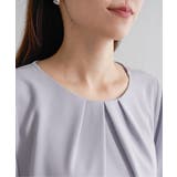 ドライタッチ袖リボンブラウス | ikka  | 詳細画像15 