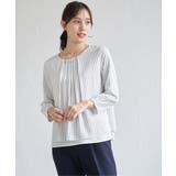 チャームデザインブラウス | ikka  | 詳細画像21 