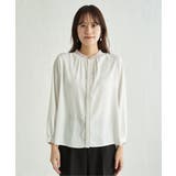 ジョーゼットバイカラーブラウス | ikka  | 詳細画像10 