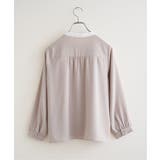 ジョーゼットバイカラーブラウス | ikka  | 詳細画像12 