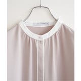 ジョーゼットバイカラーブラウス | ikka  | 詳細画像16 