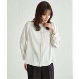 ジョーゼットバイカラーブラウス | ikka  | 詳細画像2 