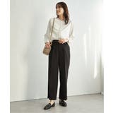 ジョーゼットバイカラーブラウス | ikka  | 詳細画像3 