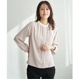 ジョーゼットバイカラーブラウス | ikka  | 詳細画像5 