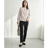 ジョーゼットバイカラーブラウス | ikka  | 詳細画像6 