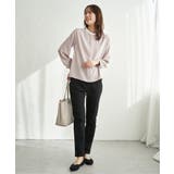 ジョーゼットバイカラーブラウス | ikka  | 詳細画像7 