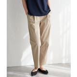 ベージュ | 【セットアップ対応】GOKU楽ワークテーパードパンツ | ikka