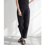 ネイビーブルー | 【セットアップ対応】GOKU楽ワークテーパードパンツ | ikka