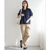 【セットアップ対応】GOKU楽ワークテーパードパンツ | ikka | 詳細画像3