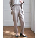 ベージュ | 【セットアップ対応】GOKU楽ワークテーパードパンツ | ikka 