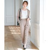 【セットアップ対応】GOKU楽ワークテーパードパンツ | ikka  | 詳細画像4 