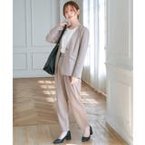 【セットアップ対応】GOKU楽ワークテーパードパンツ | ikka  | 詳細画像5 