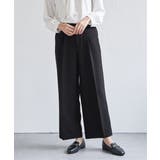 【洗濯機で洗える／セットアップ対応】ウォッシャブルワイドパンツ | ikka  | 詳細画像12 