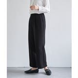 【洗濯機で洗える／セットアップ対応】ウォッシャブルワイドパンツ | ikka  | 詳細画像13 