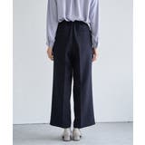 【洗濯機で洗える／セットアップ対応】ウォッシャブルワイドパンツ | ikka  | 詳細画像20 