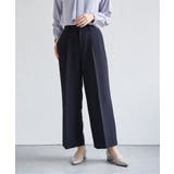 【洗濯機で洗える／セットアップ対応】ウォッシャブルワイドパンツ | ikka  | 詳細画像1 