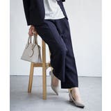 【洗濯機で洗える／セットアップ対応】ウォッシャブルワイドパンツ | ikka  | 詳細画像7 