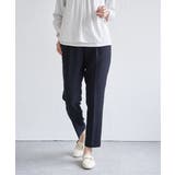 【洗濯機で洗える／セットアップ対応】ウォッシャブルテーパードパンツ | ikka  | 詳細画像10 