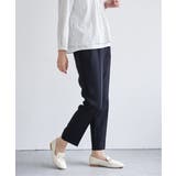 【洗濯機で洗える／セットアップ対応】ウォッシャブルテーパードパンツ | ikka  | 詳細画像11 