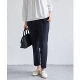 【洗濯機で洗える／セットアップ対応】ウォッシャブルテーパードパンツ | ikka  | 詳細画像12 