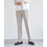 グレージュ | 【洗濯機で洗える／セットアップ対応】ウォッシャブルテーパードパンツ | ikka 