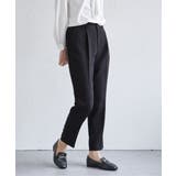 【洗濯機で洗える／セットアップ対応】ウォッシャブルテーパードパンツ | ikka  | 詳細画像1 