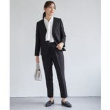 【洗濯機で洗える／セットアップ対応】ウォッシャブルテーパードパンツ | ikka  | 詳細画像5 