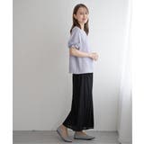 シフォンプリーツベルト付きスカーチョ | ikka | 詳細画像7