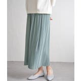 シフォンプリーツベルト付きスカーチョ | ikka | 詳細画像8