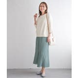 シフォンプリーツベルト付きスカーチョ | ikka | 詳細画像9