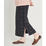 ネイビー | √M ルートエム スリットスカート | ikka 