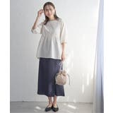 リネンライクラップスカート | ikka  | 詳細画像6