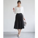 サテンプリーツスカート | ikka  | 詳細画像8 