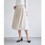 サテンプリーツスカート | ikka  | 詳細画像2 