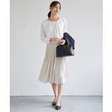 サテンプリーツスカート | ikka  | 詳細画像4 